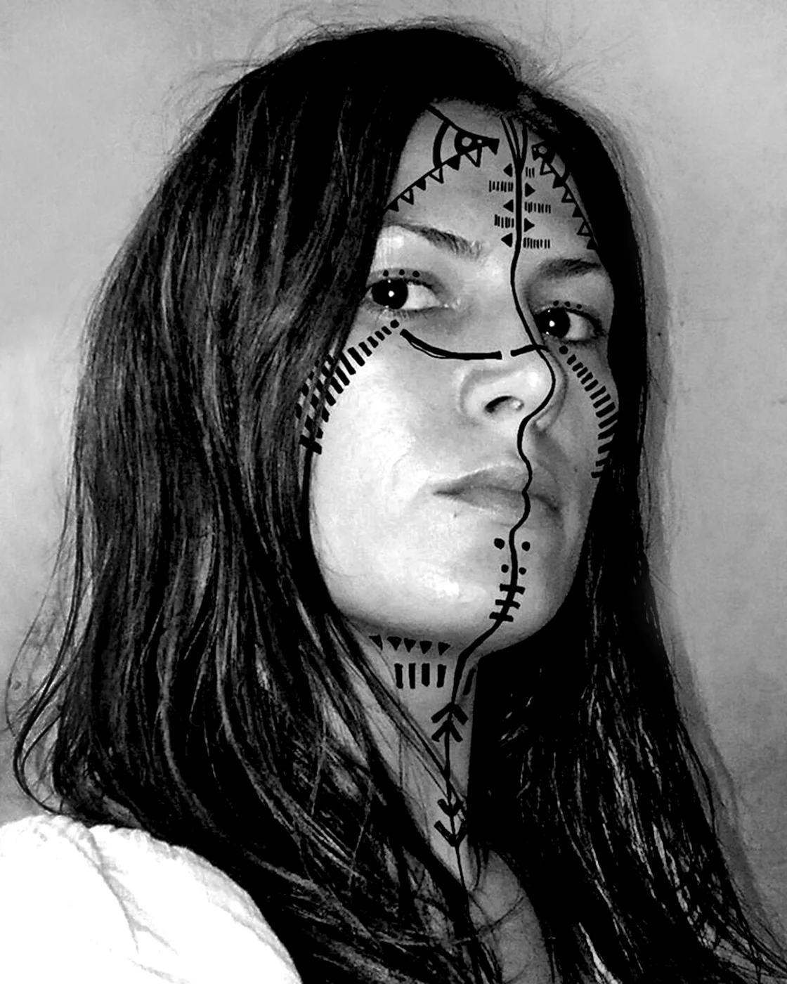 Portrait of the artist Pfishova